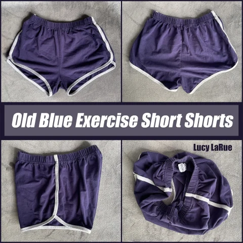 Old Blue Exercise Short Shorts