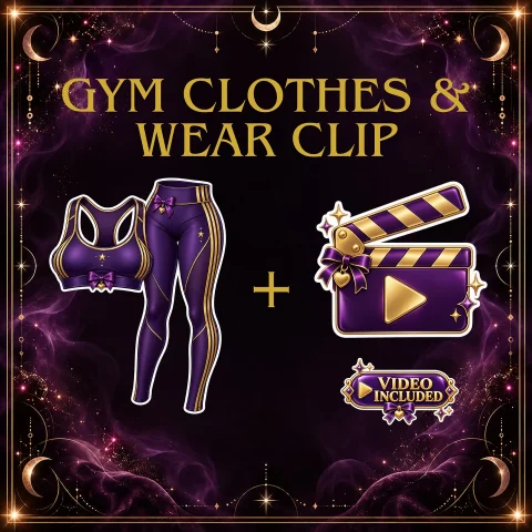 Gym Clothes And Wear Clip