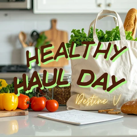 Support My Healthy Haul - Grocery & Wellness Routine
