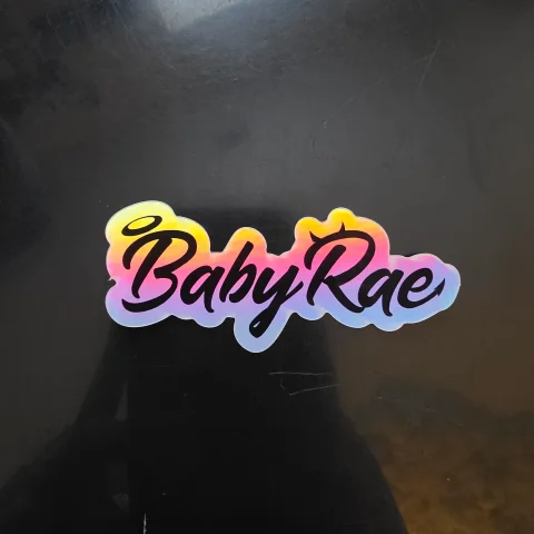 BabyRae Logo Sticker
