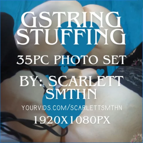 Gstring Stuffing 35pc Photo set