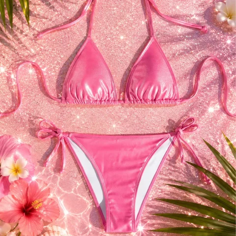 Pink Sparkly Bikini