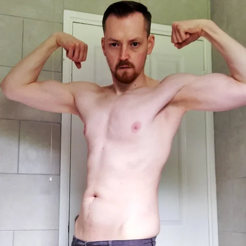 Flexing and Taking My Cock Out