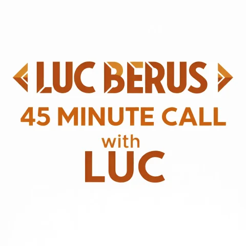 45 Minute Private Call to Talk Directly with Luc