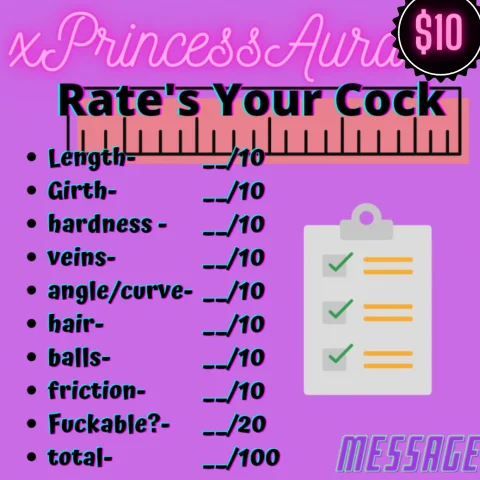 Cock Rating Message