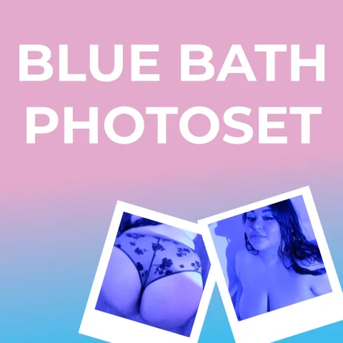 Blue Bath Photoset