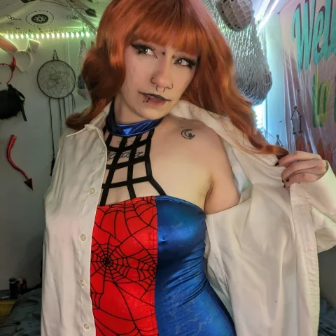 Mary Jane Tempts Spidey with Sexy Feet