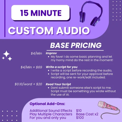 15 MIn Custom Audio