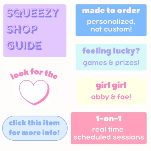 welcome 2 the squeezy shop!