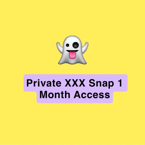Private XXX Snap 1 Month
