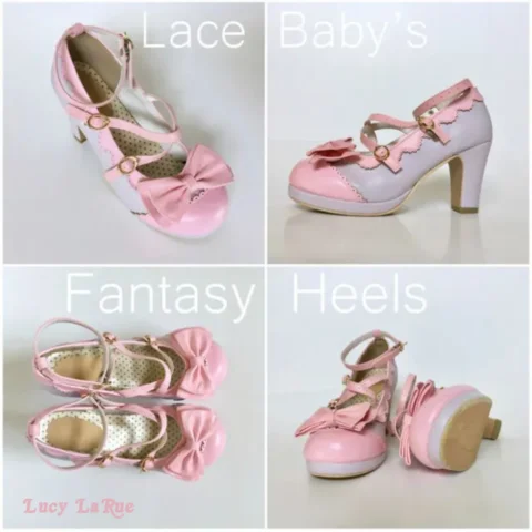 Pink and Purple Fantasy Heels