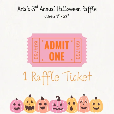 1 Halloween Raffle Ticket