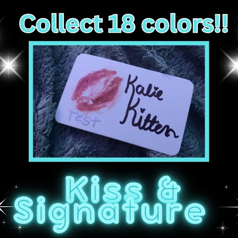Lipstick Kiss and Signature