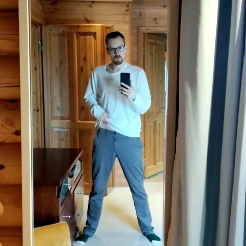 Whipping My Cock Out In Front Of The Mirror