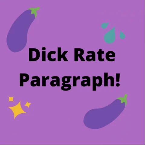 Dick Rate Paragraph