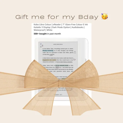 Gift me for my bday!