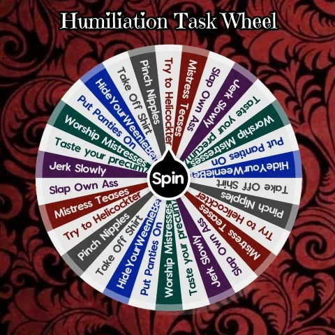 Humiliation Task Wheel
