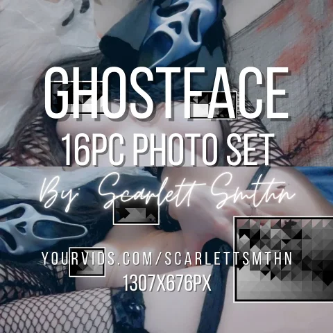 Ghostface 16pc Photo set