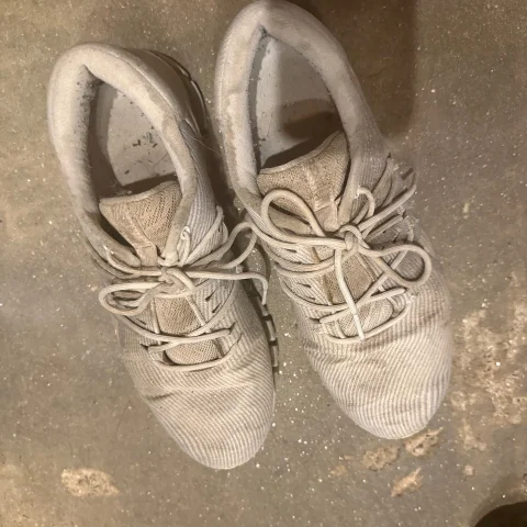 Filthy Worn Gray Sneakers size 9
