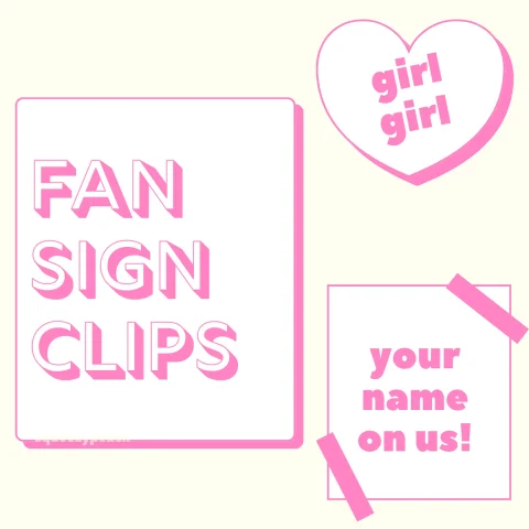 gg fan sign clips