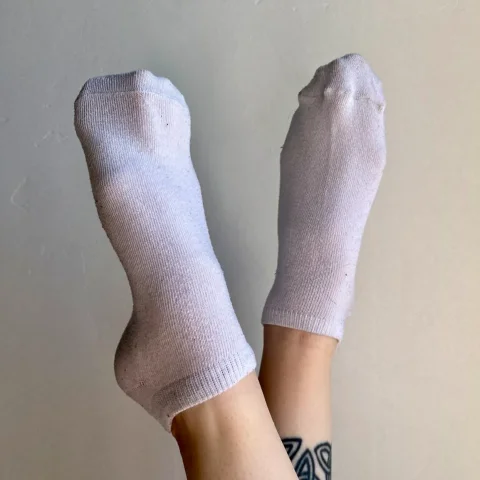 White Ankle Socks