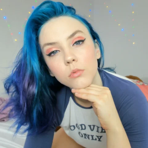 Blue Haired Teen Syndica SeXXXy PhotoSet PT 2