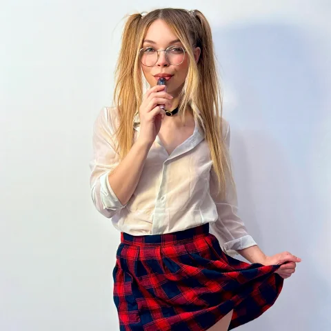 Schoolgirl Smoke Photo Set