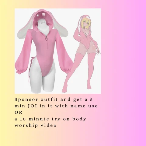 Buy me Pink Bunny Girl Outfit
