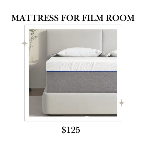 Mattress for film room!