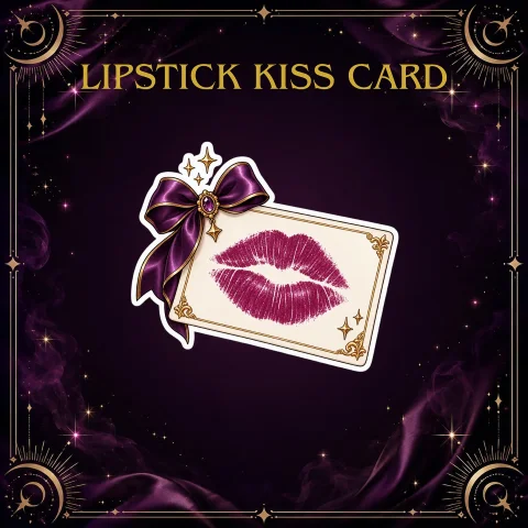 Lipstick Kiss Card