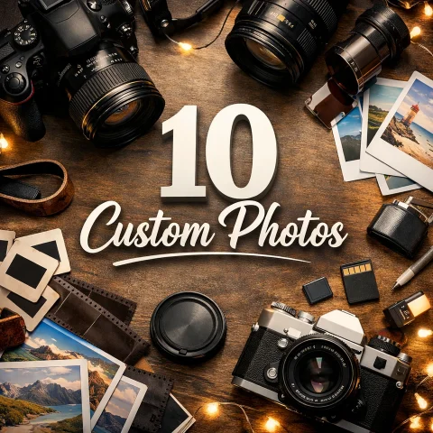 Ten Custom Photos For Your Eyes Only