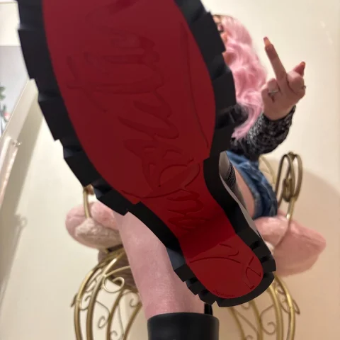 Red Bottom Boots POV Photoset Humiliation Foot & Feet Worship