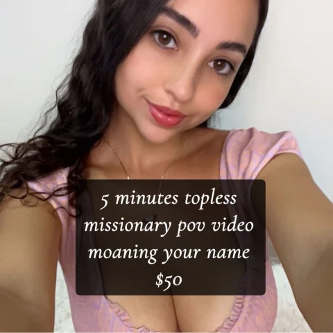 5 minutes topless missionary pov video moaning your name