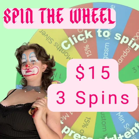 Birthday Spin the Wheel Game - 3 Spins