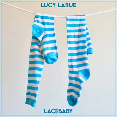 Cute Blue Striped Thigh-High Stockings