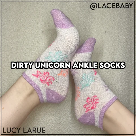 Dirty Unicorn Ankle Socks