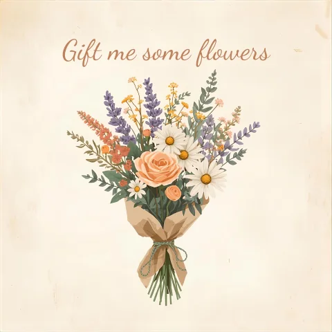Treat me to some flowers
