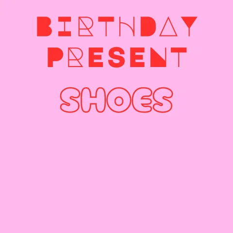 bday shoes