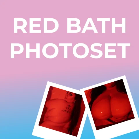 Red Bath Photoset