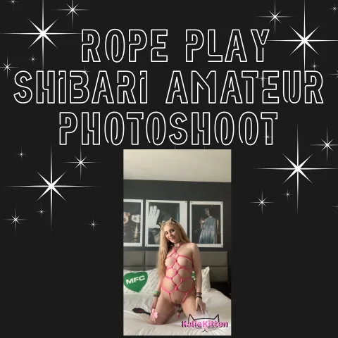 Rope Play Shibari and BDSM mini amateur Photoshoot