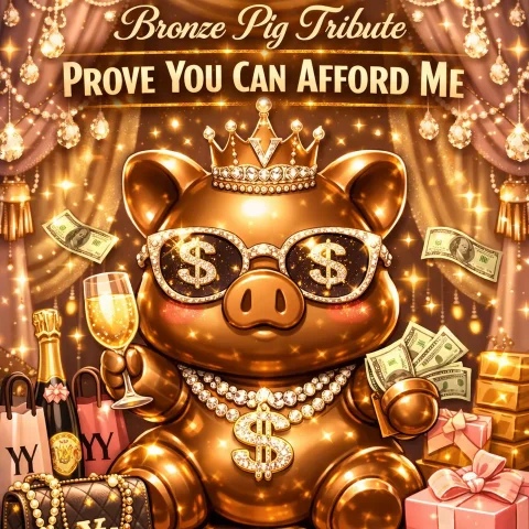 Bronze Pig Tribute -Prove You Can Afford Me