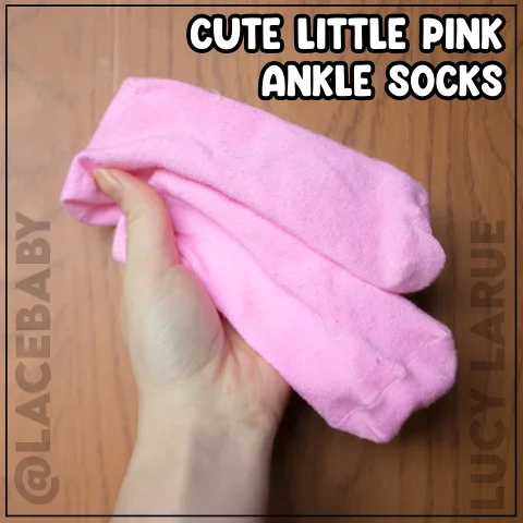 Cute Little Pink Ankle Socks