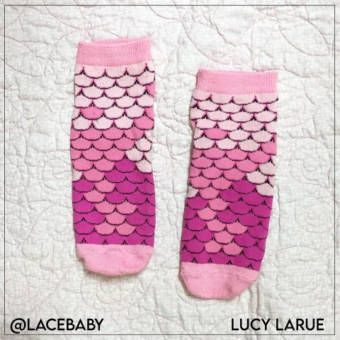 My Dirty Pink Mermaid Socks