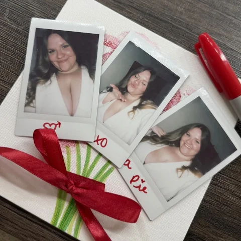 Autographed Polaroid selfies