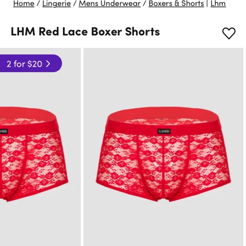 Lace boxers