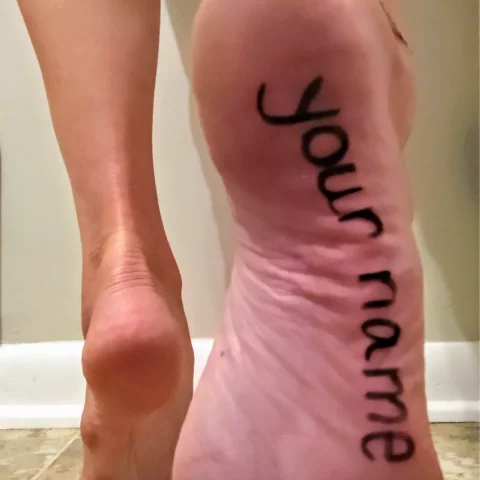 Your Name on my Feet