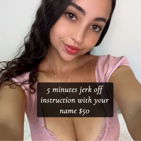 5 minutes jerk off instruction with your name