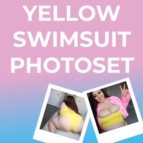 Yellow Swimsuit Photoset