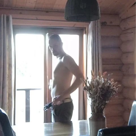 Stripping In Front Of The Window