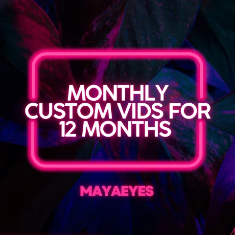 Monthly custom videos for 12 months
